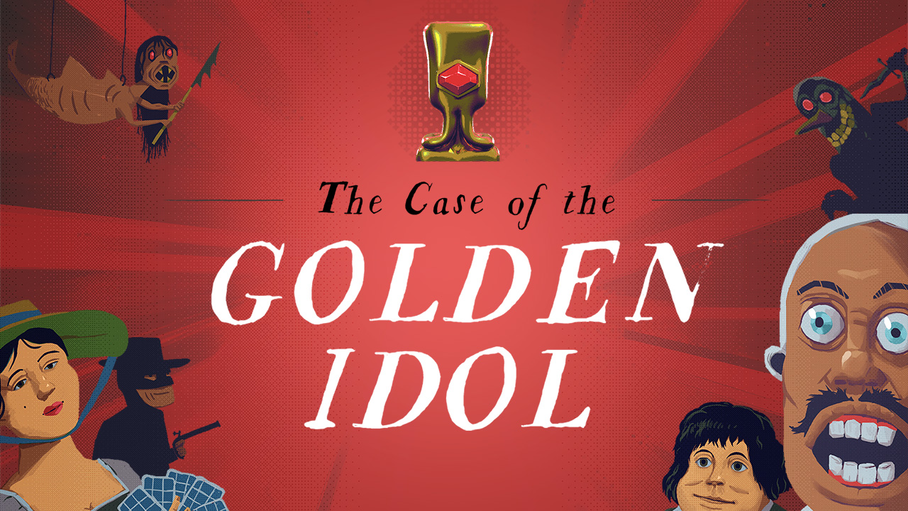 The Case of the Godlen Idol Logo