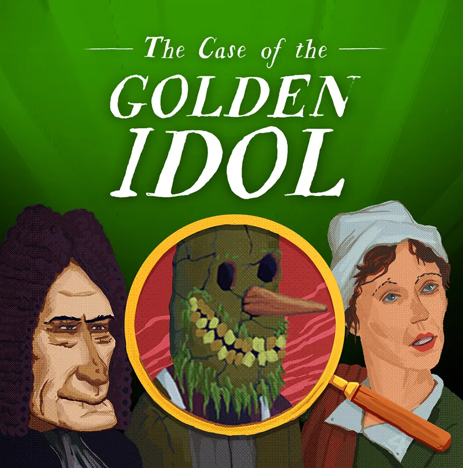 The Case of the Godlen Idol Logo