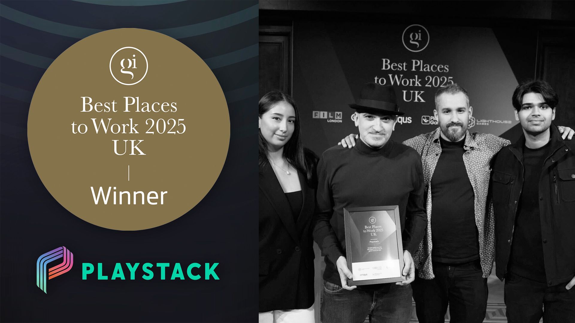 Playstack Recognised Again at the GamesIndustry.biz Best Places to Work Awards 🏆 cover image